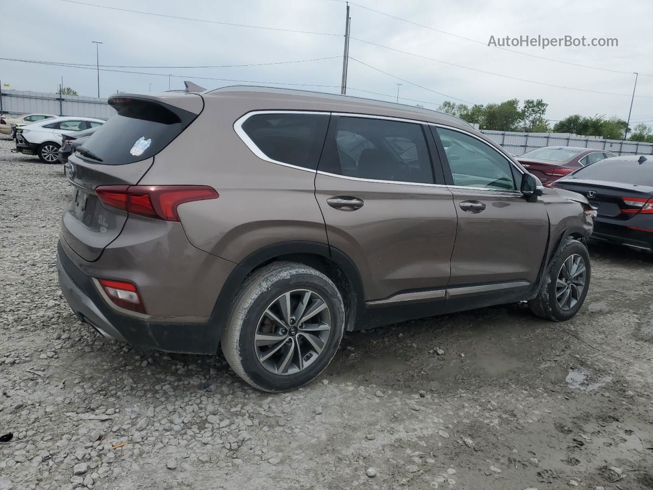 2020 Hyundai Santa Fe Limited Tan vin: 5NMS53AD1LH151124