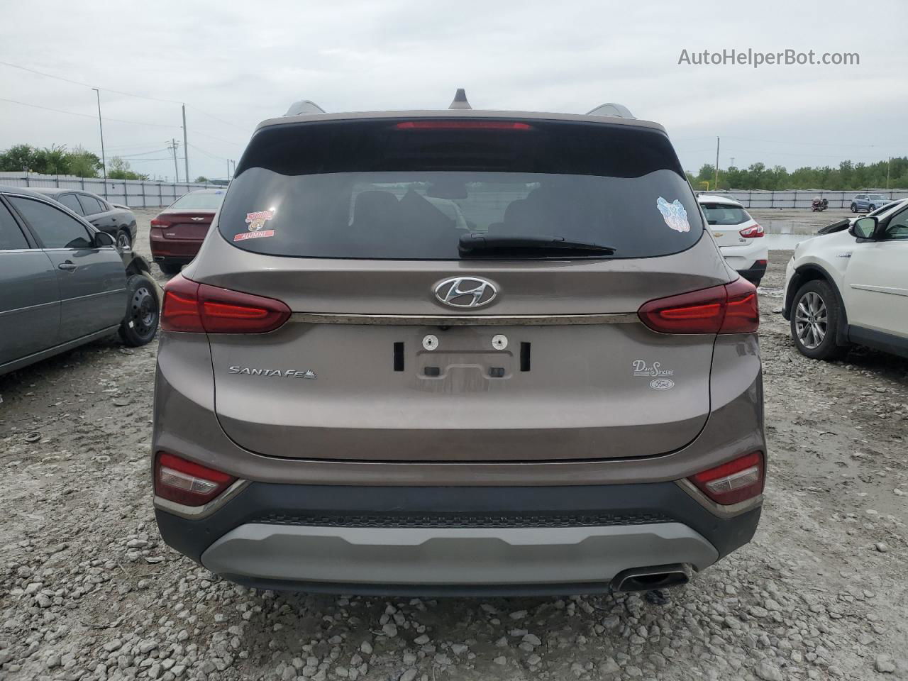 2020 Hyundai Santa Fe Limited Tan vin: 5NMS53AD1LH151124