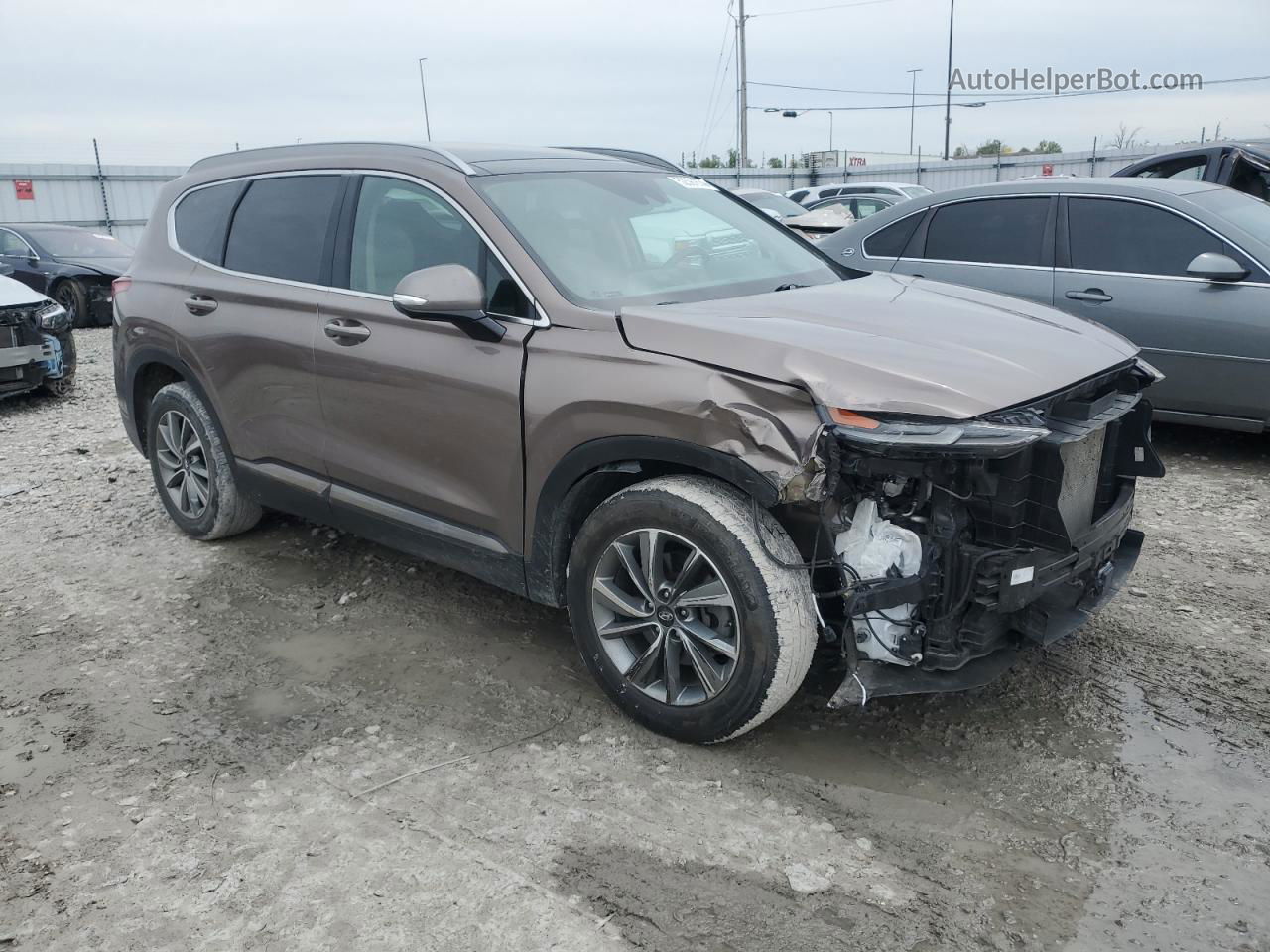 2020 Hyundai Santa Fe Limited Tan vin: 5NMS53AD1LH151124