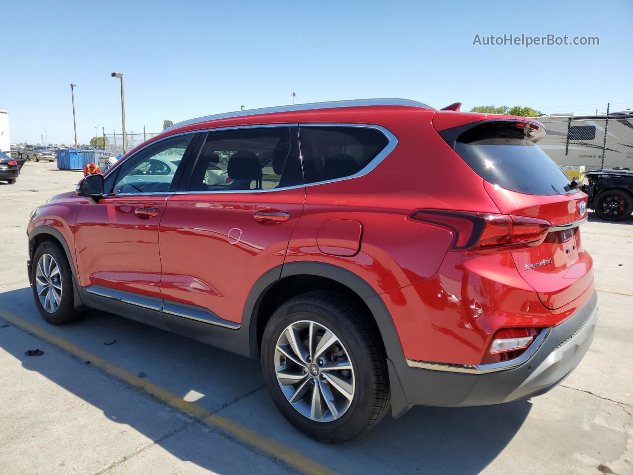 2020 Hyundai Santa Fe Limited Red vin: 5NMS53ADXLH262545