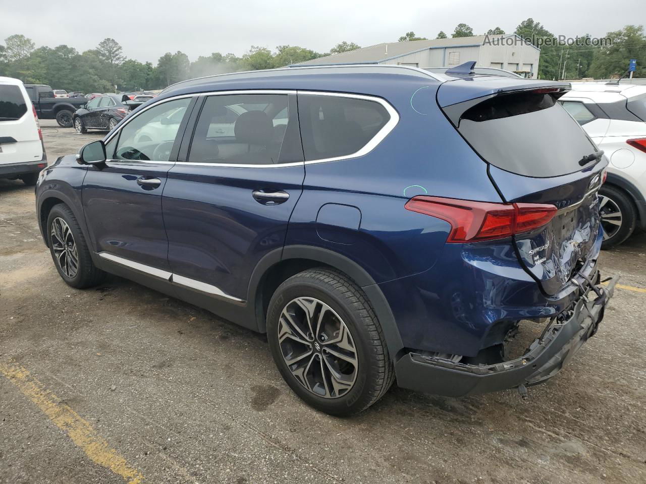 2020 Hyundai Santa Fe Limited Blue vin: 5NMS5CAA8LH157959