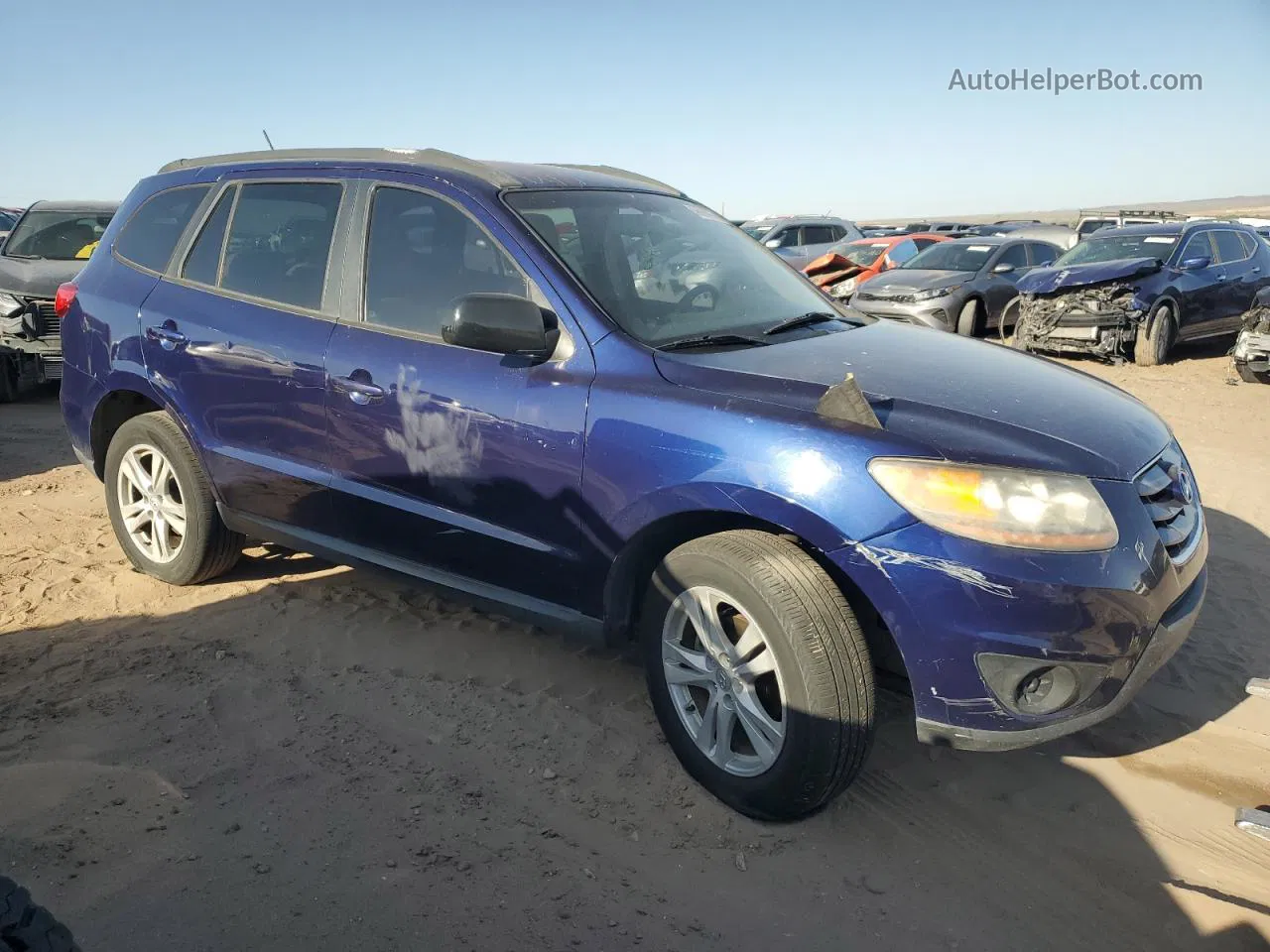 2010 Hyundai Santa Fe Gls Blue vin: 5NMSG3AB0AH394719