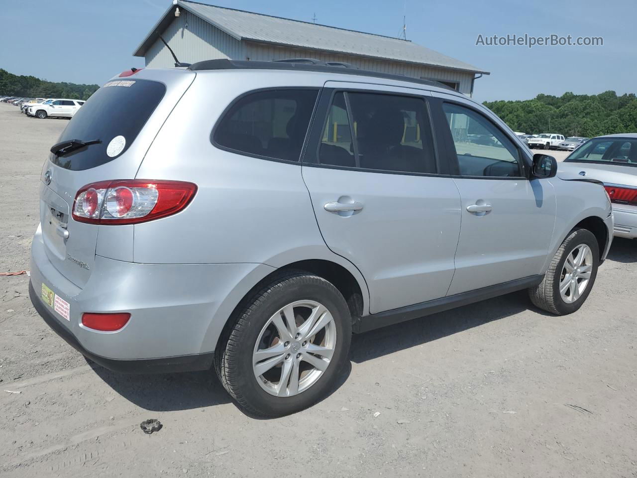 2010 Hyundai Santa Fe Gls Silver vin: 5NMSG3AB0AH402639