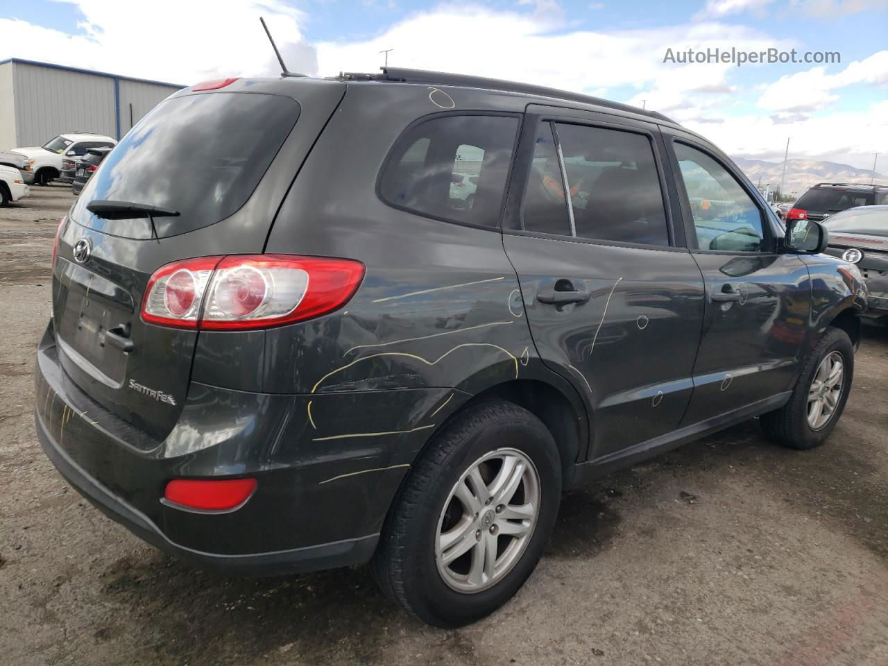 2010 Hyundai Santa Fe Gls Зеленый vin: 5NMSG3AB1AH345352