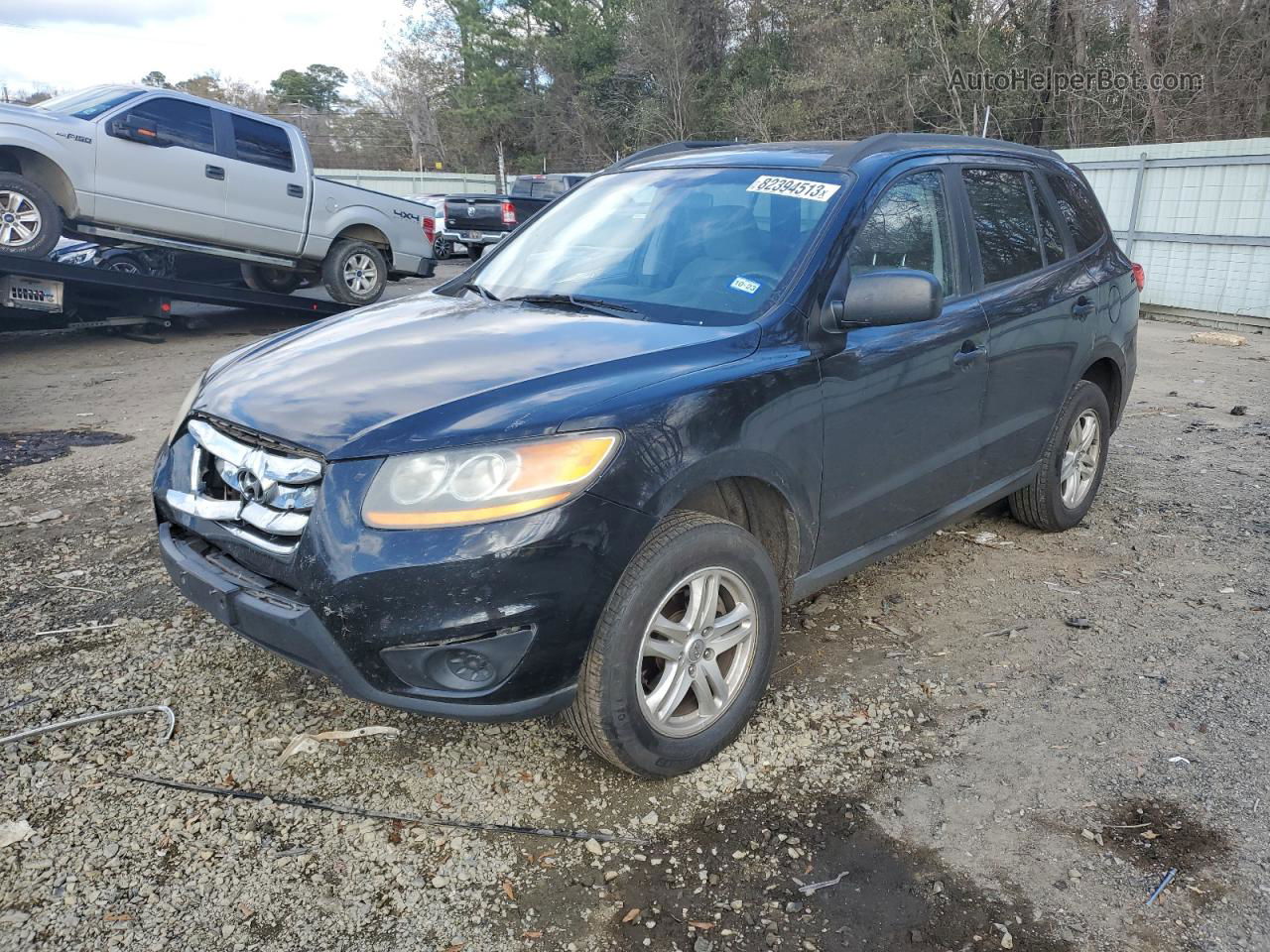 2010 Hyundai Santa Fe Gls Black vin: 5NMSG3AB1AH346873