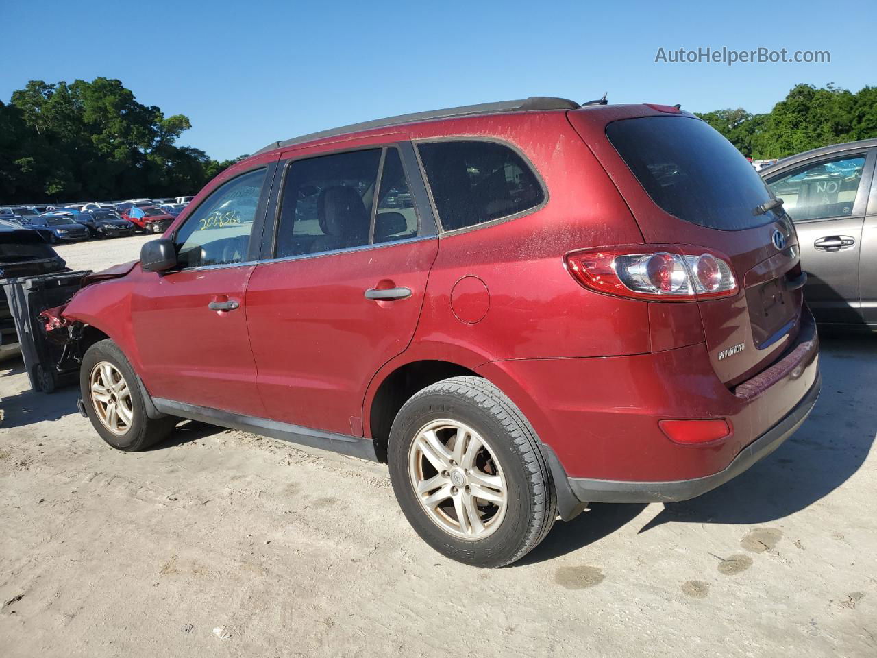 2010 Hyundai Santa Fe Gls Red vin: 5NMSG3AB1AH384233