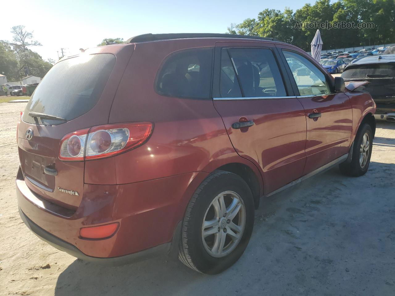 2010 Hyundai Santa Fe Gls Red vin: 5NMSG3AB1AH384233