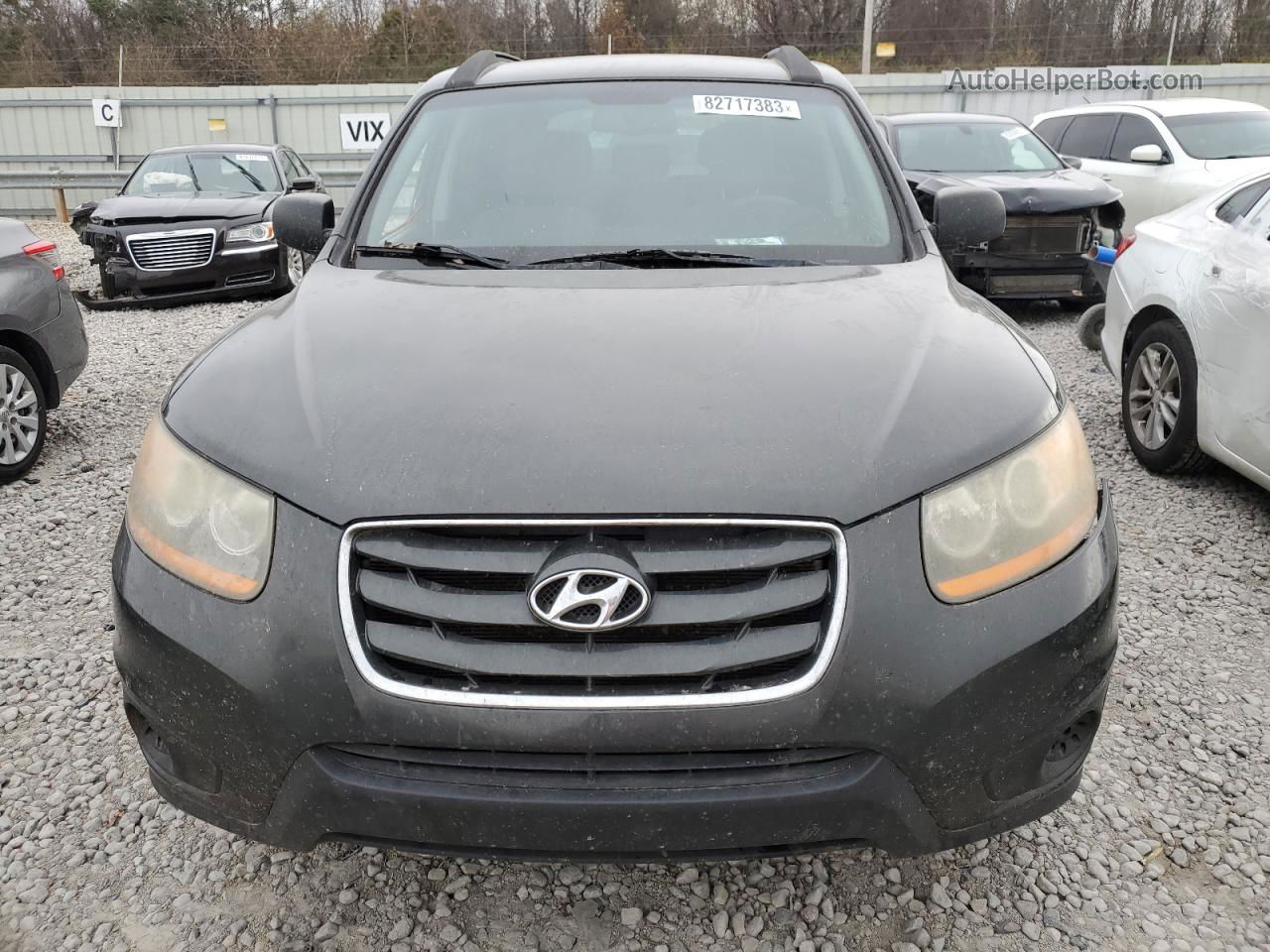 2010 Hyundai Santa Fe Gls Gray vin: 5NMSG3AB1AH394258