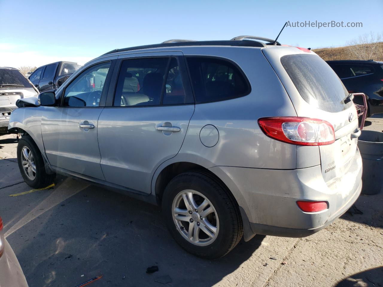 2010 Hyundai Santa Fe Gls Серебряный vin: 5NMSG3AB2AH391840