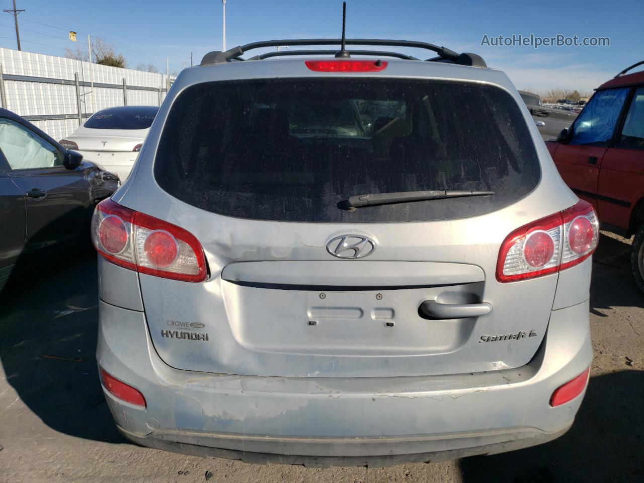 2010 Hyundai Santa Fe Gls Серебряный vin: 5NMSG3AB2AH391840