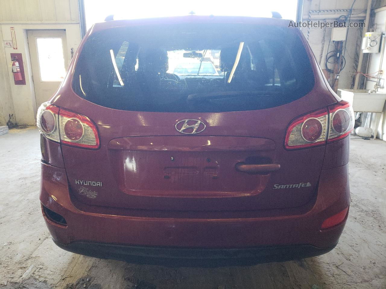 2010 Hyundai Santa Fe Gls Red vin: 5NMSG3AB4AH339237