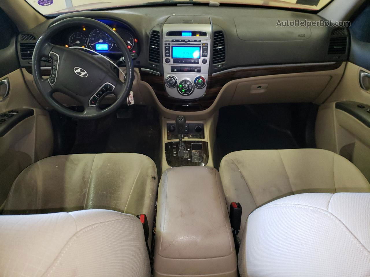 2010 Hyundai Santa Fe Gls Red vin: 5NMSG3AB4AH339237