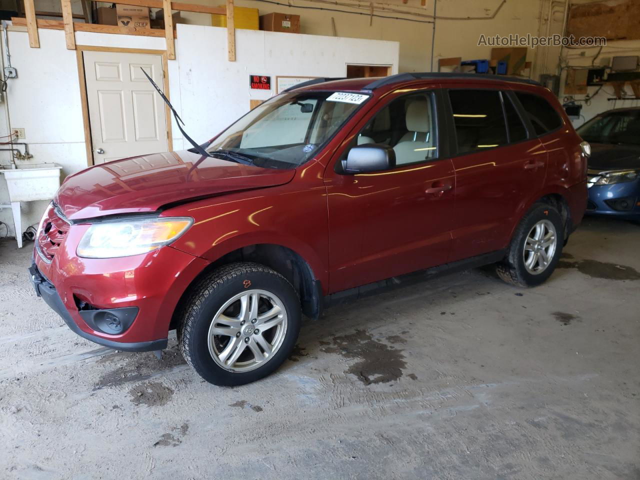 2010 Hyundai Santa Fe Gls Red vin: 5NMSG3AB4AH339237