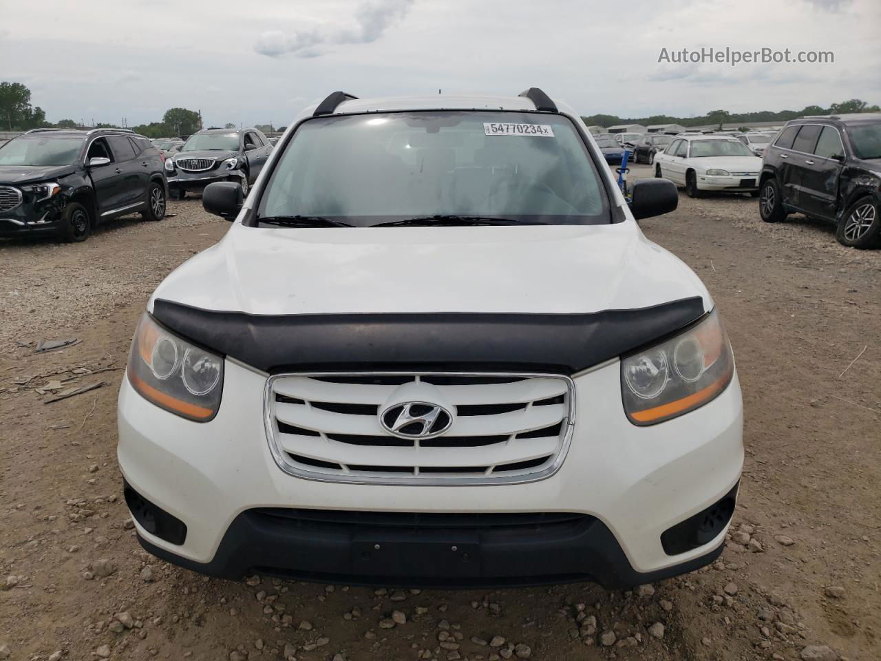 2010 Hyundai Santa Fe Gls Белый vin: 5NMSG3AB4AH358659