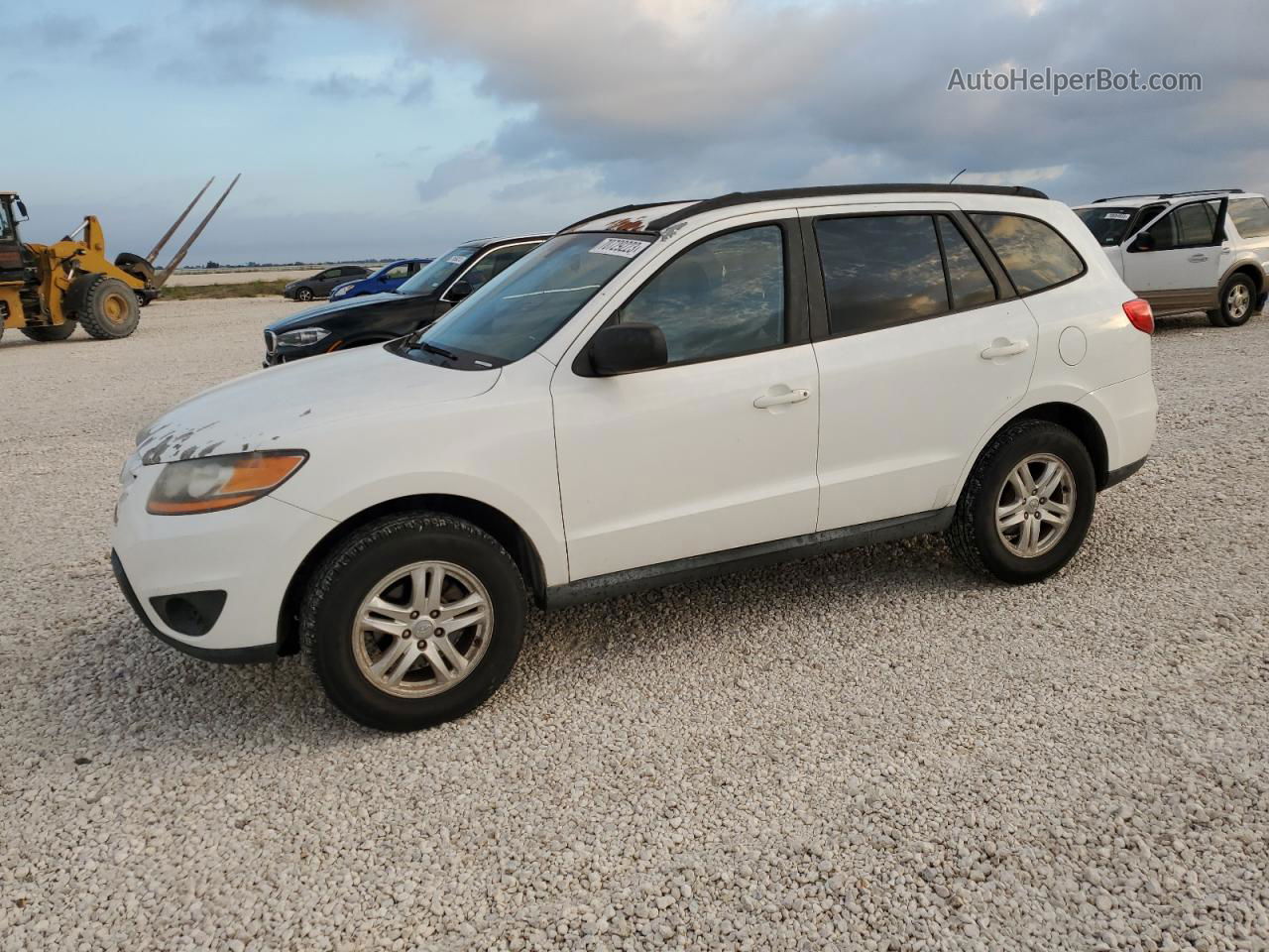 2010 Hyundai Santa Fe Gls Белый vin: 5NMSG3AB4AH365966