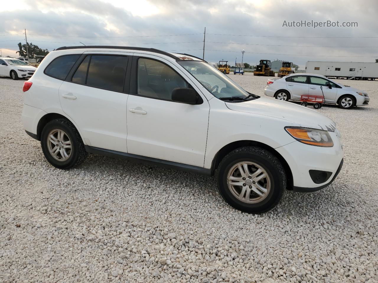 2010 Hyundai Santa Fe Gls Белый vin: 5NMSG3AB4AH365966