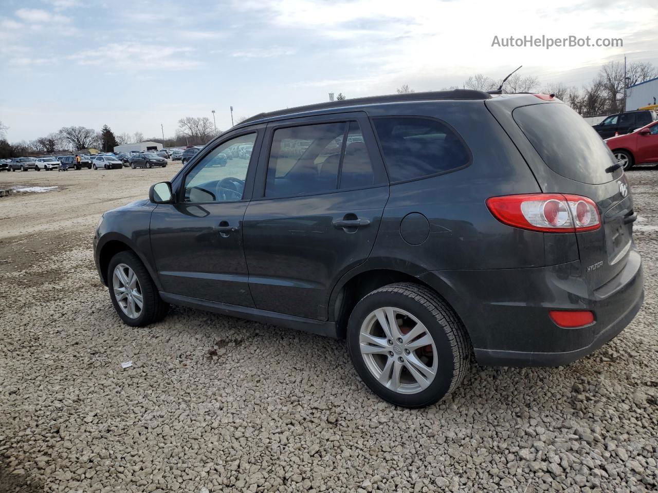 2010 Hyundai Santa Fe Gls Gray vin: 5NMSG3AB4AH392911