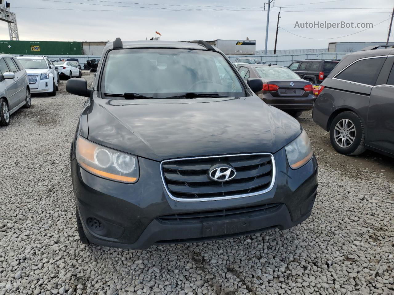 2010 Hyundai Santa Fe Gls Gray vin: 5NMSG3AB4AH392911