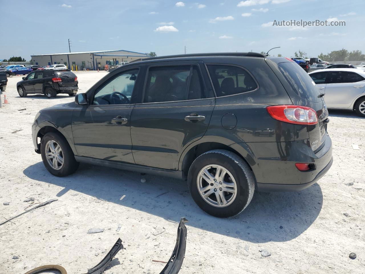 2010 Hyundai Santa Fe Gls Серый vin: 5NMSG3AB5AH389709