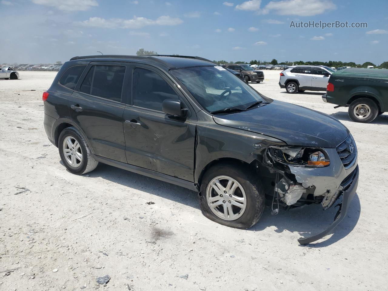 2010 Hyundai Santa Fe Gls Серый vin: 5NMSG3AB5AH389709