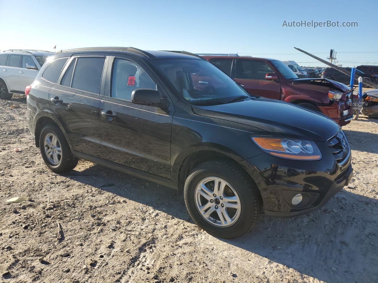 2010 Hyundai Santa Fe Gls Black vin: 5NMSG3AB6AH358470