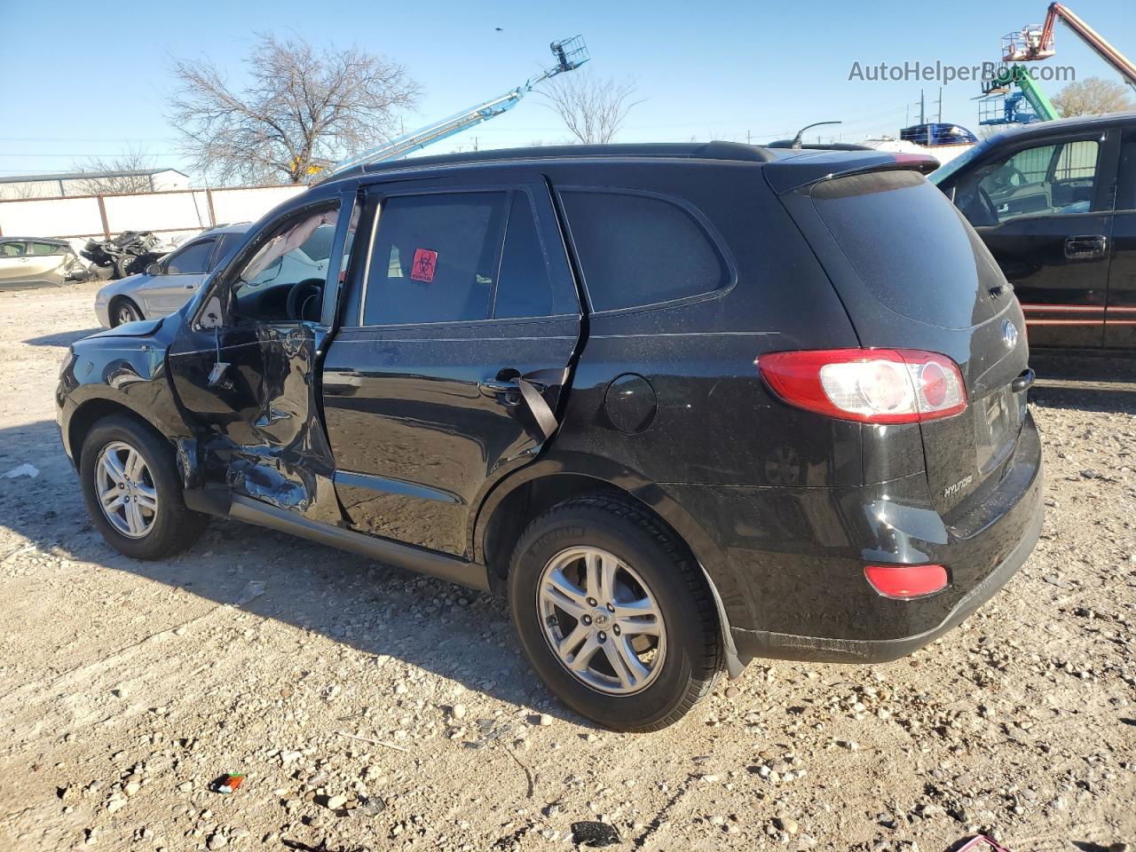 2010 Hyundai Santa Fe Gls Black vin: 5NMSG3AB6AH358470