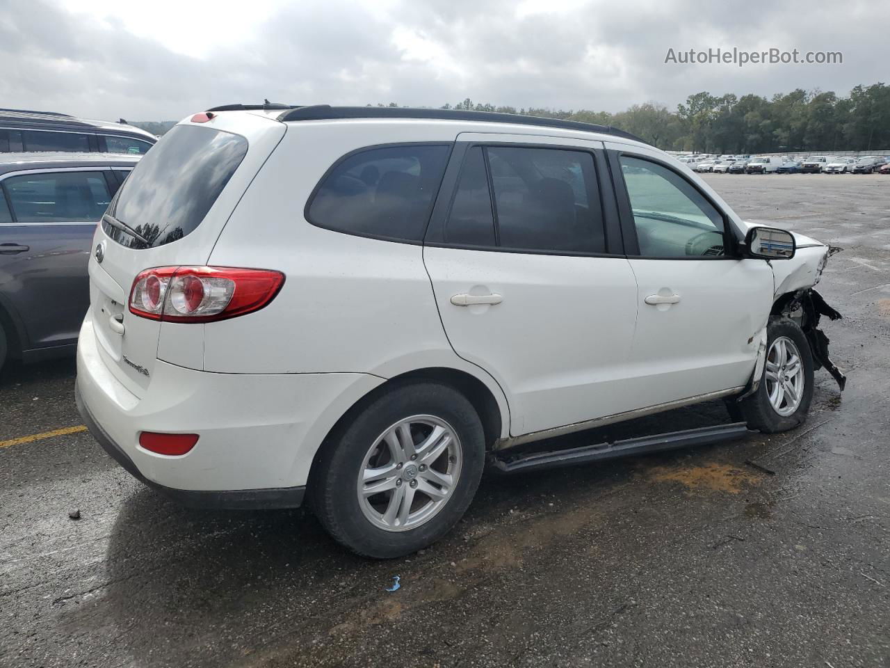 2010 Hyundai Santa Fe Gls Белый vin: 5NMSG3AB6AH380050