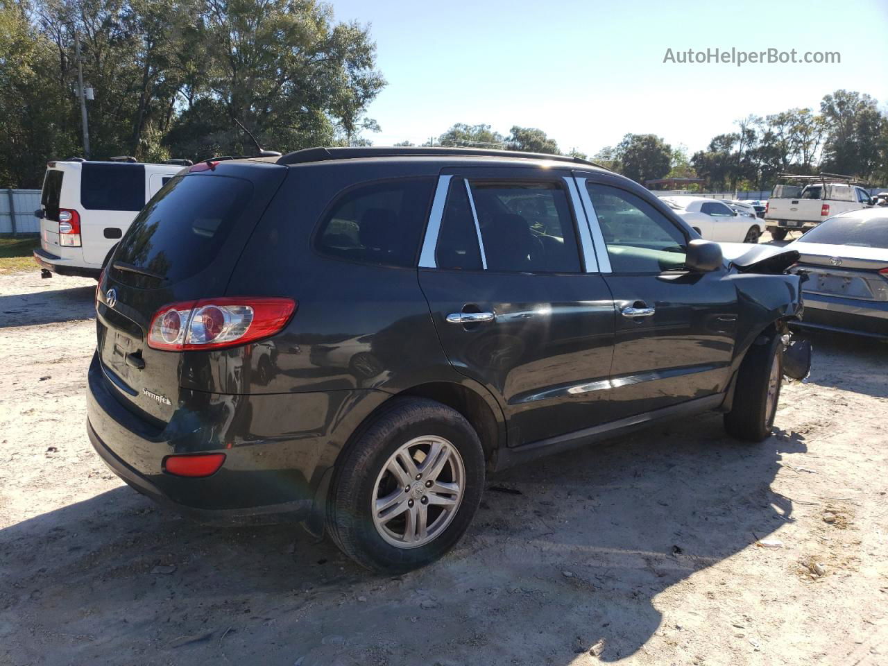 2010 Hyundai Santa Fe Gls Green vin: 5NMSG3AB6AH388391