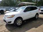 2010 Hyundai Santa Fe Gls White vin: 5NMSG3AB6AH389752