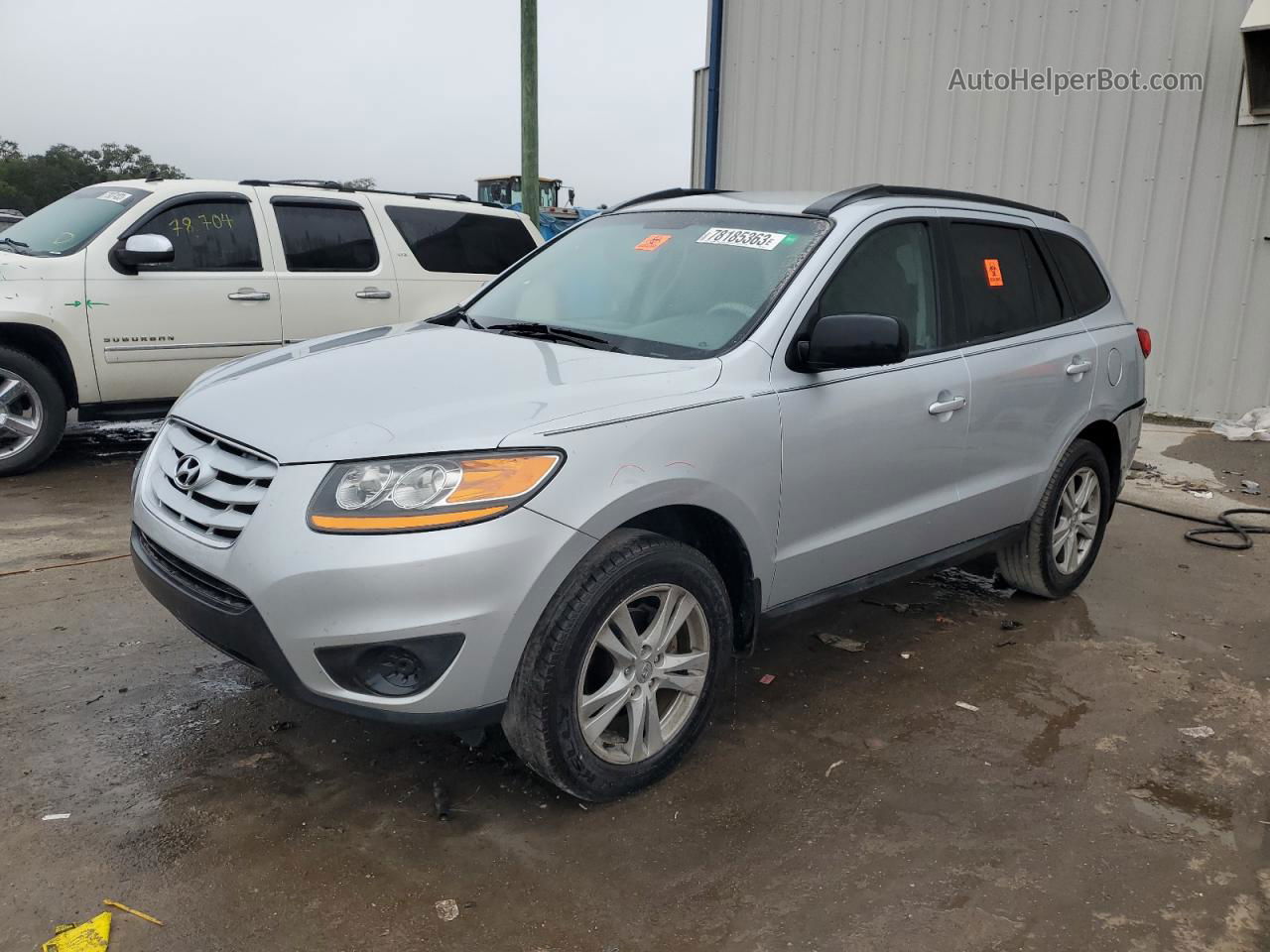 2010 Hyundai Santa Fe Gls Silver vin: 5NMSG3AB6AH394370