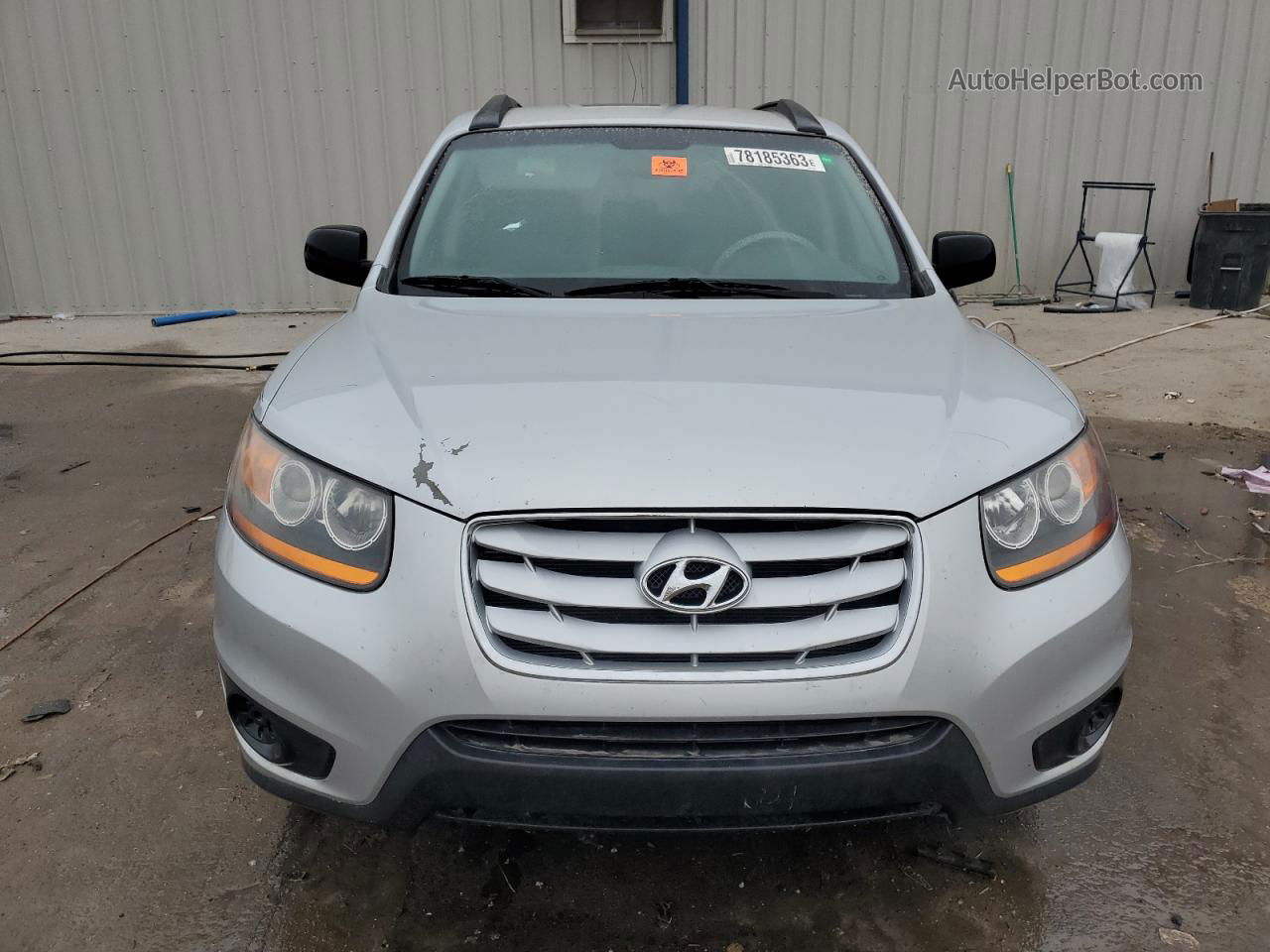 2010 Hyundai Santa Fe Gls Silver vin: 5NMSG3AB6AH394370