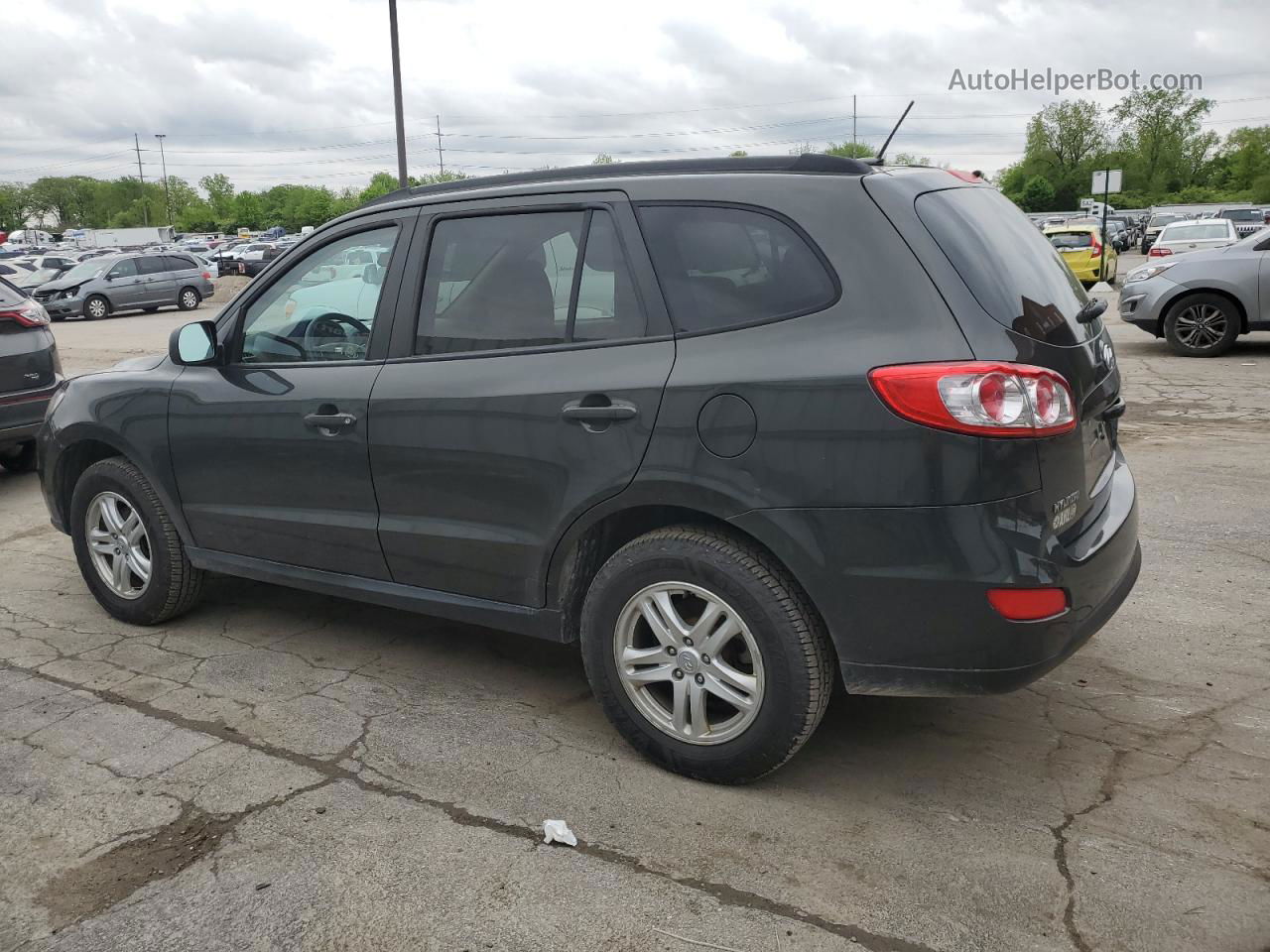 2010 Hyundai Santa Fe Gls Серый vin: 5NMSG3AB8AH390594