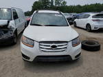 2010 Hyundai Santa Fe Gls White vin: 5NMSG3AB8AH390725