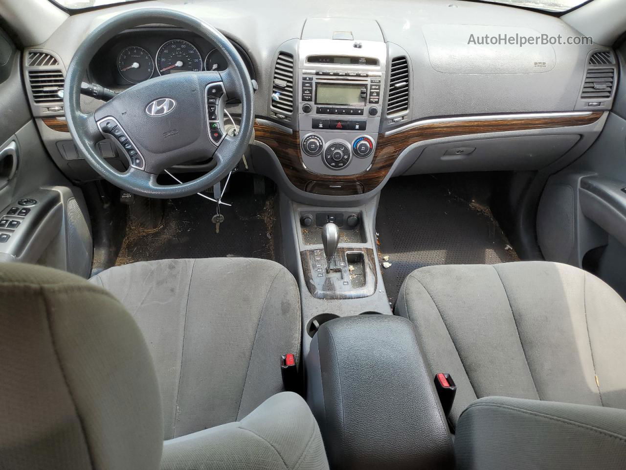 2010 Hyundai Santa Fe Gls White vin: 5NMSG3AB8AH390725