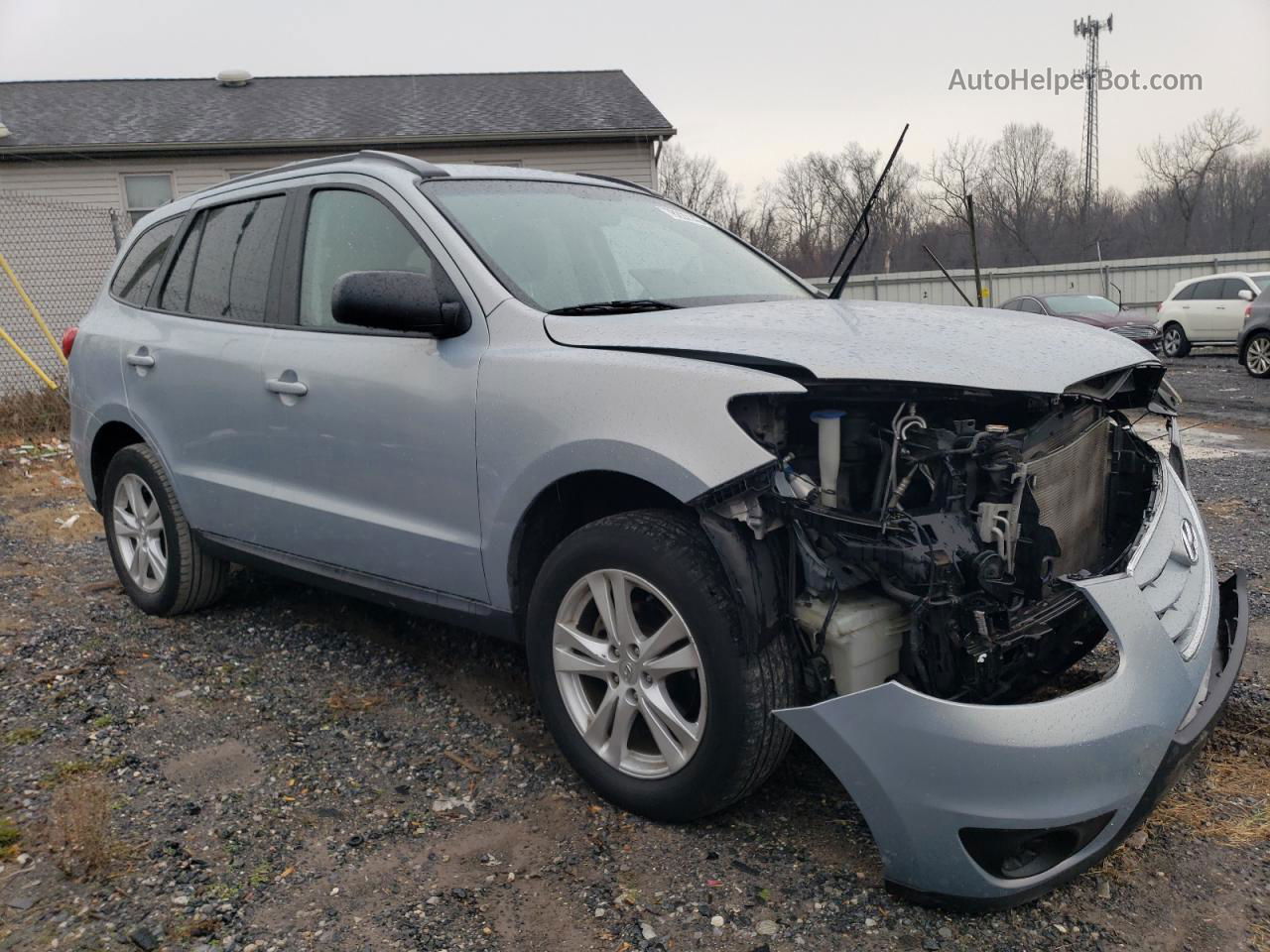 2010 Hyundai Santa Fe Gls Синий vin: 5NMSG3AB8AH400833