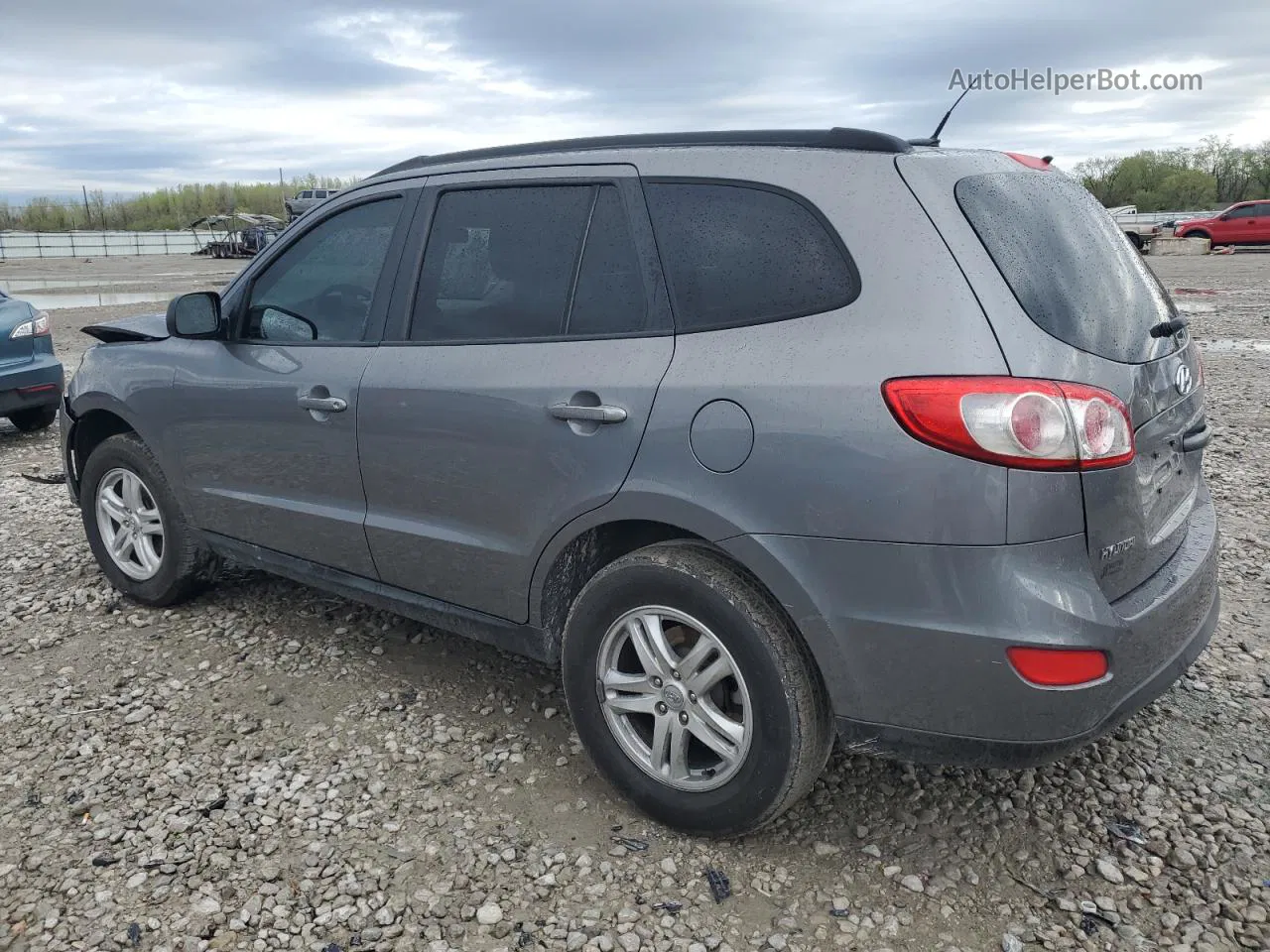 2010 Hyundai Santa Fe Gls Серый vin: 5NMSG3AB8AH401139