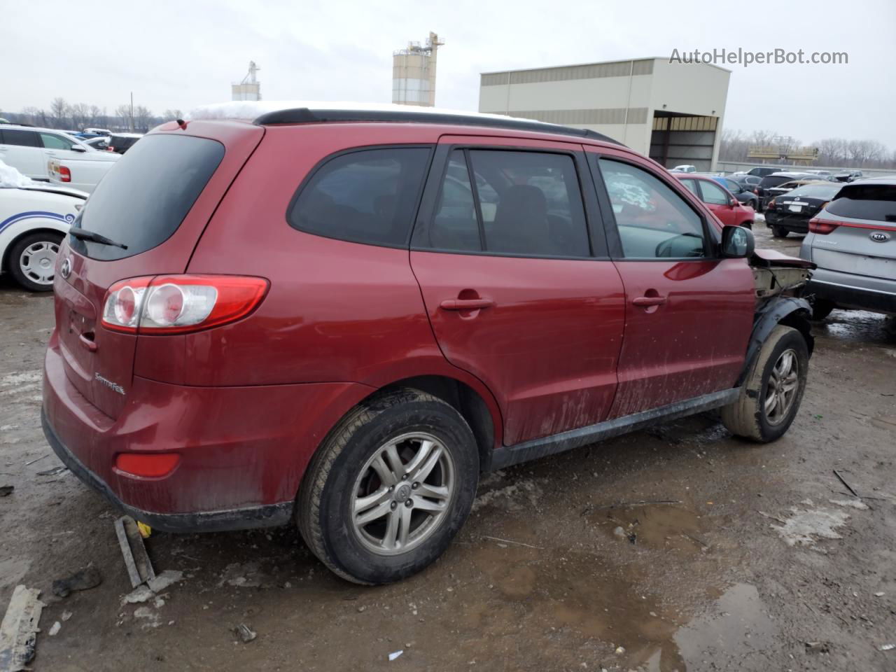 2010 Hyundai Santa Fe Gls Красный vin: 5NMSG3ABXAH361677