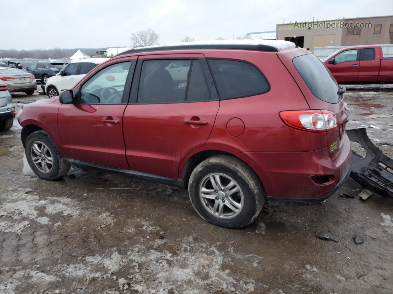 2010 Hyundai Santa Fe Gls Красный vin: 5NMSG3ABXAH361677