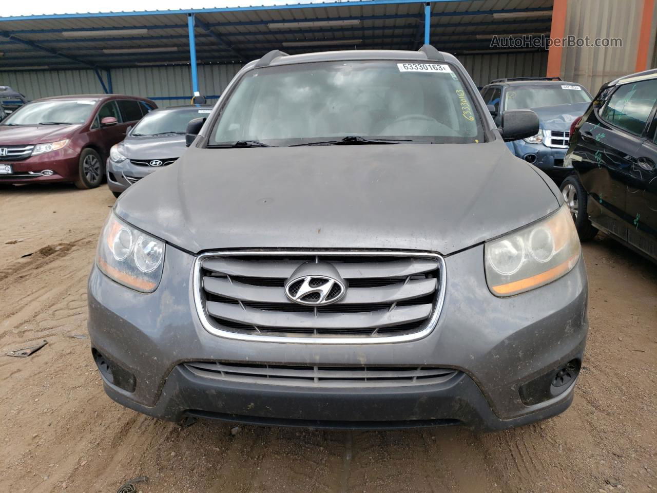 2010 Hyundai Santa Fe Gls Gray vin: 5NMSG3ABXAH392945