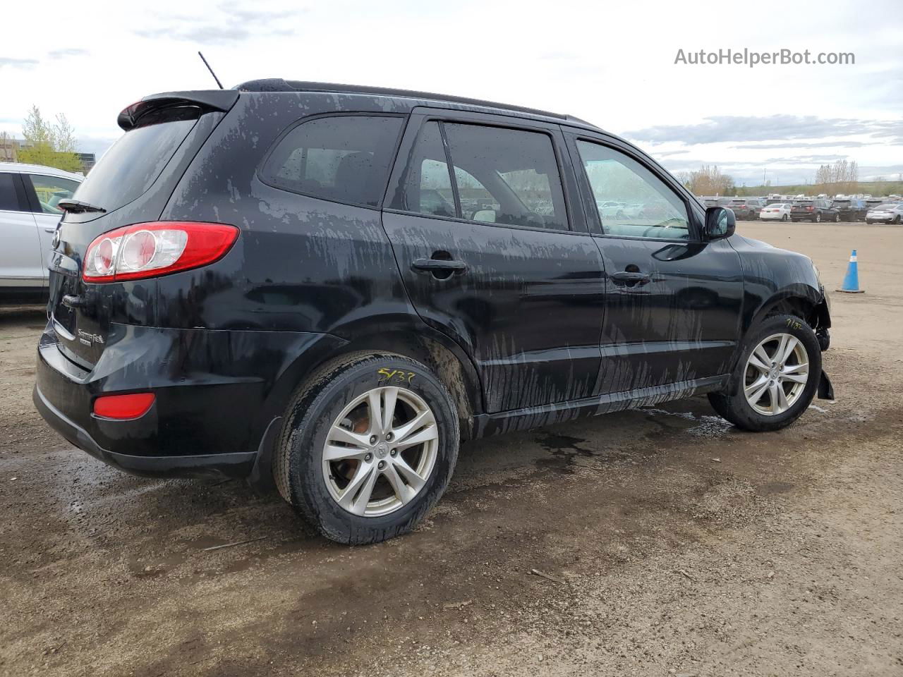 2010 Hyundai Santa Fe Gls Black vin: 5NMSG4AG6AH372273