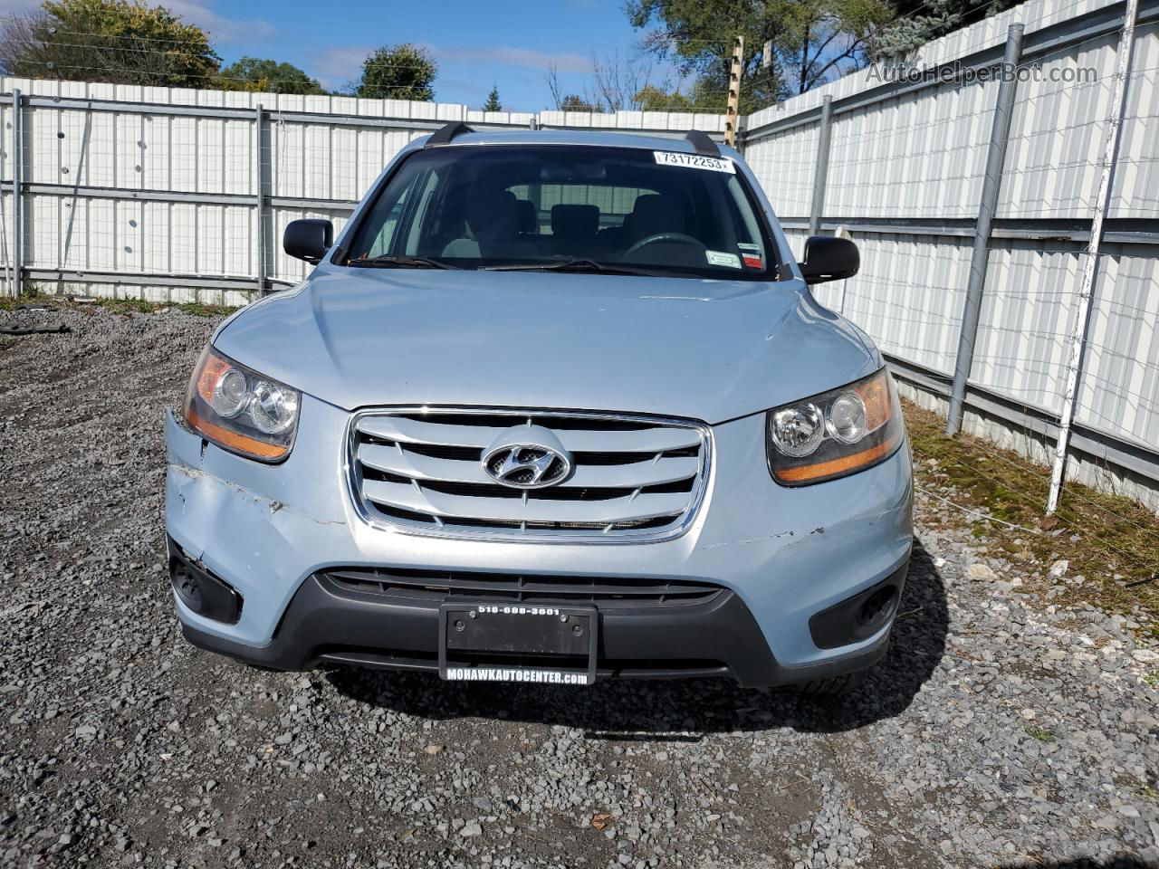 2010 Hyundai Santa Fe Gls Синий vin: 5NMSGDAB1AH407886