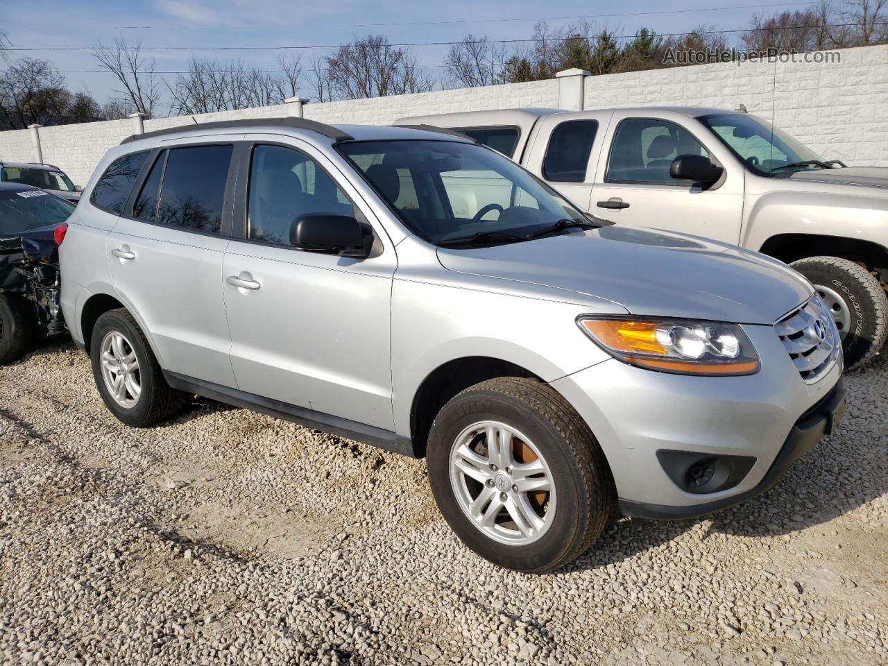 2010 Hyundai Santa Fe Gls Silver vin: 5NMSGDAB2AH348721