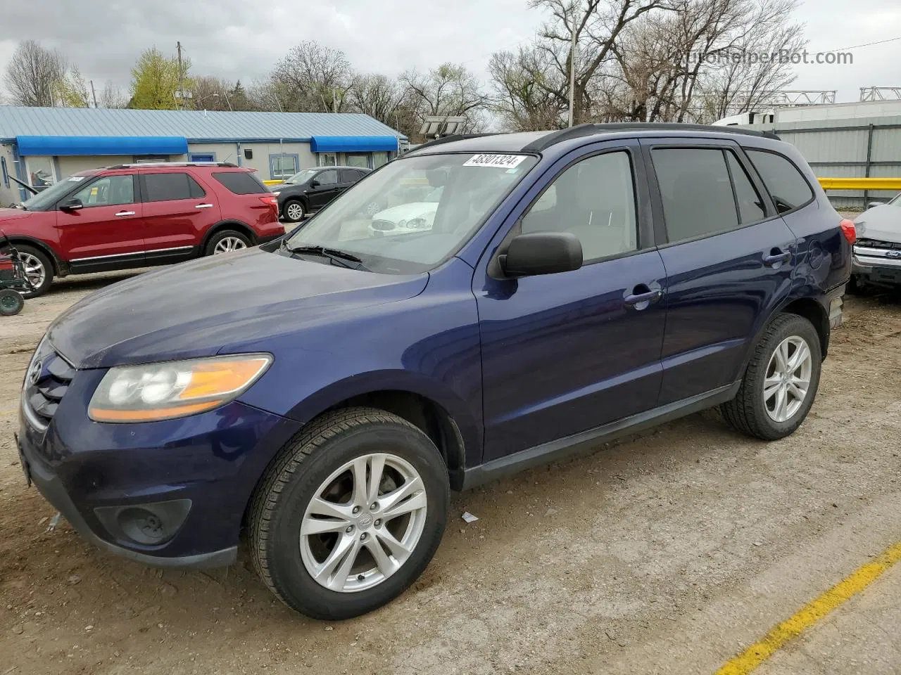 2010 Hyundai Santa Fe Gls Blue vin: 5NMSGDAB2AH412675