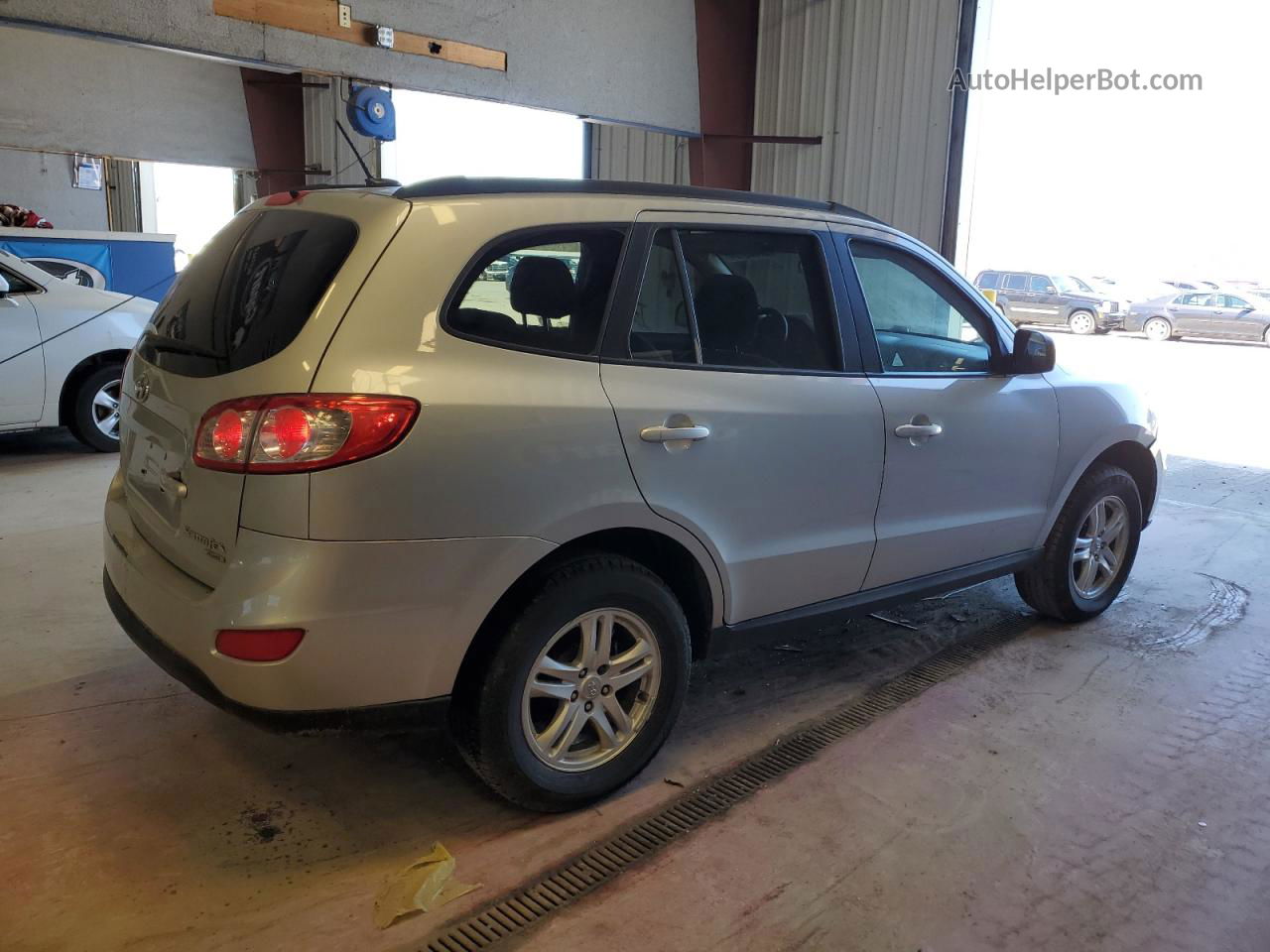 2010 Hyundai Santa Fe Gls Silver vin: 5NMSGDAB4AH345691