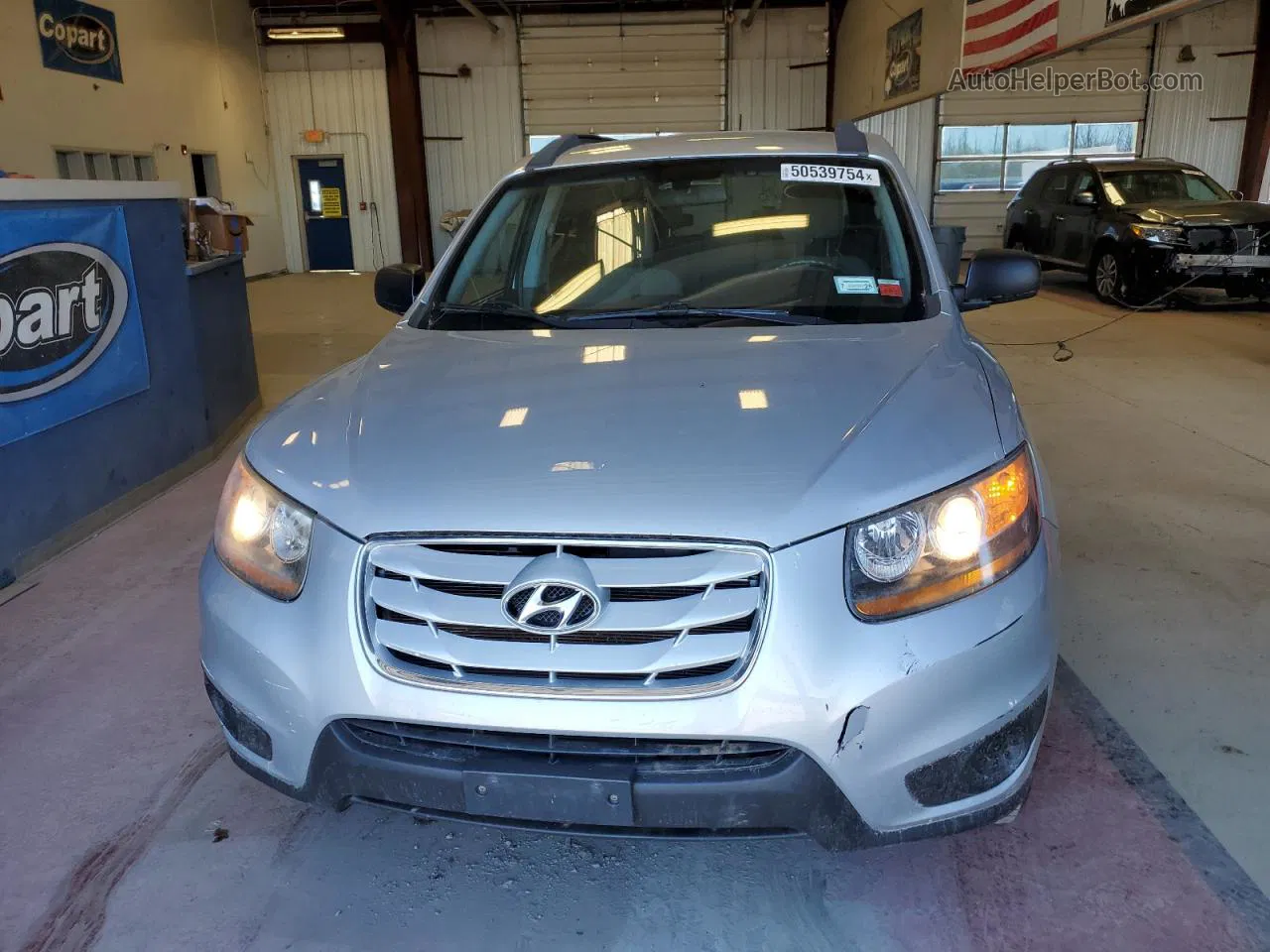 2010 Hyundai Santa Fe Gls Silver vin: 5NMSGDAB4AH345691