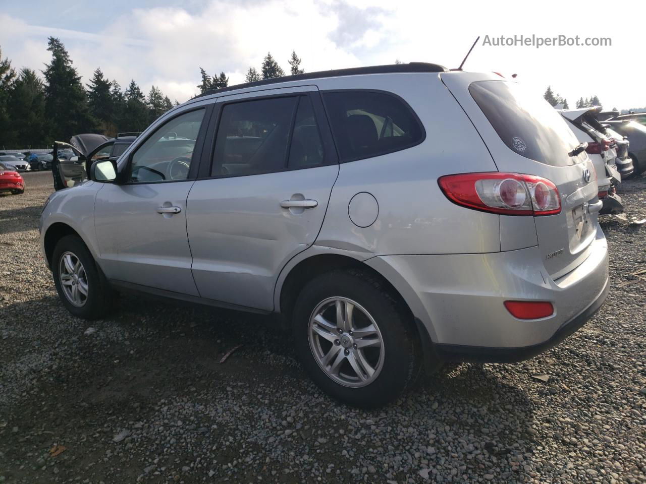 2010 Hyundai Santa Fe Gls Серебряный vin: 5NMSGDAB4AH372115