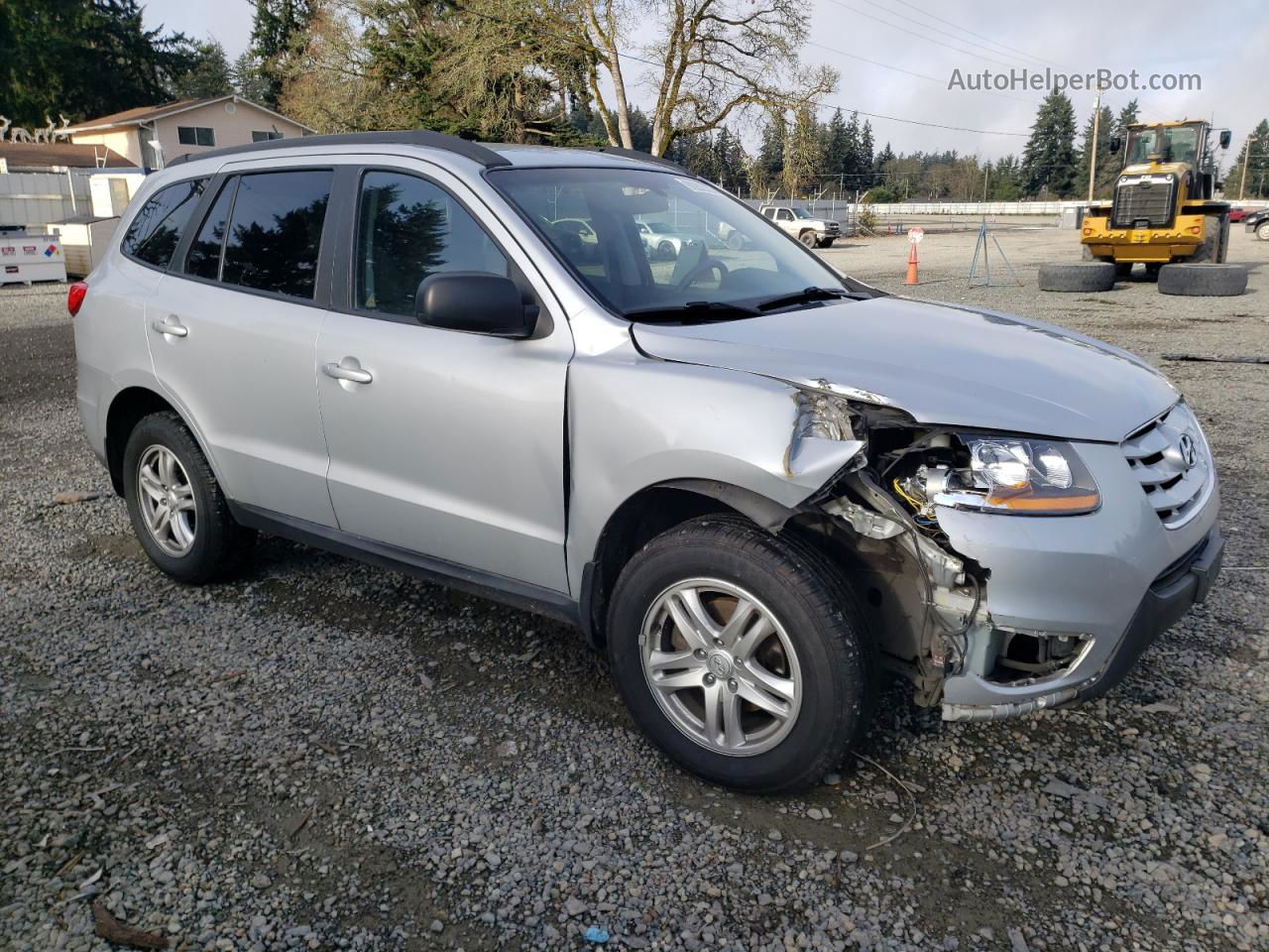 2010 Hyundai Santa Fe Gls Серебряный vin: 5NMSGDAB4AH372115