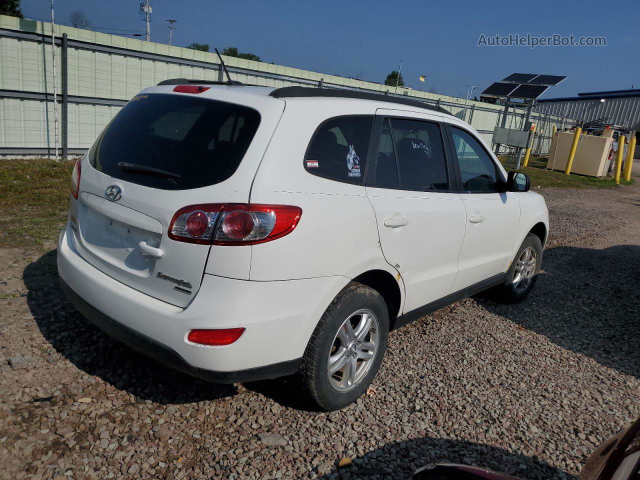 2010 Hyundai Santa Fe Gls Белый vin: 5NMSGDAB5AH337907