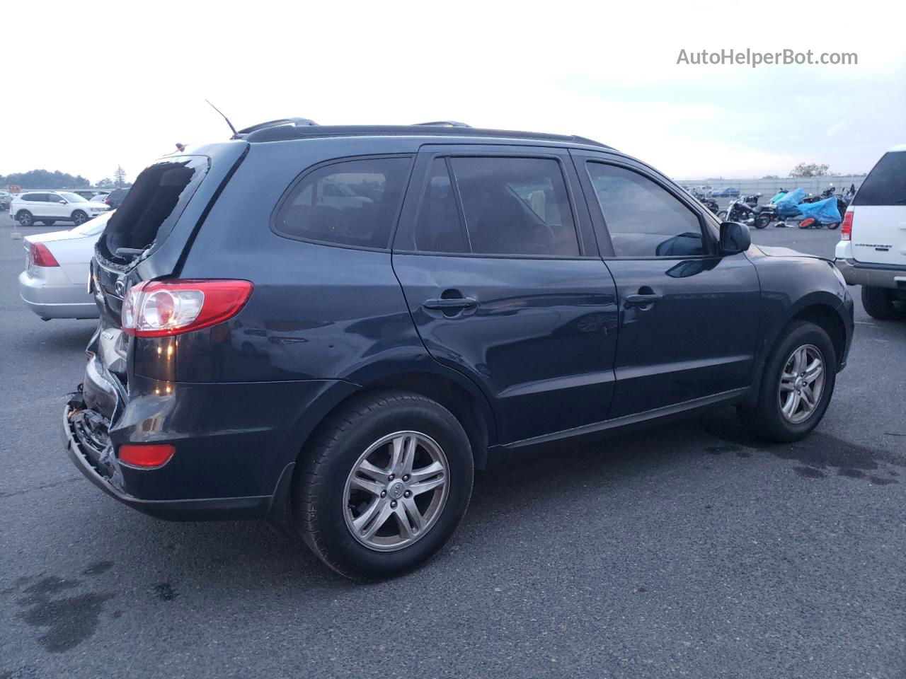 2010 Hyundai Santa Fe Gls Black vin: 5NMSGDAB5AH380160