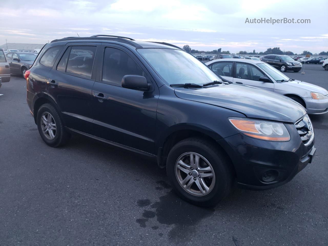 2010 Hyundai Santa Fe Gls Black vin: 5NMSGDAB5AH380160